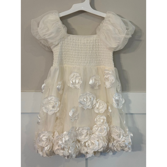 Girls Nannette & Co. Ivory Formal Dress 3T - Picture 4 of 4